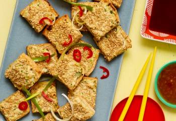 Sesame Chicken Toasts