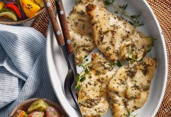 Garlic And Herb Chicken Escalopes