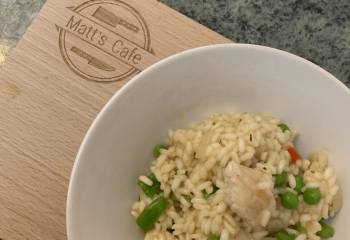 Chicken And Pea Risotto