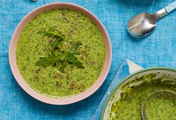 Cream Of Spinach And Rocket Soup