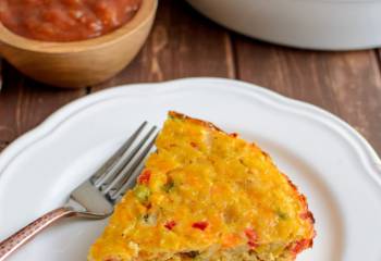 Syn Free Lentil Cheddar Sweetcorn Bake | Slimming Eats