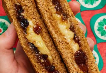 Mince Pie Cheese Toastie