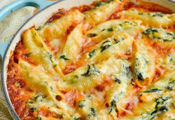 Syn Free Ricotta And Spinach Stuffed Pasta Shells