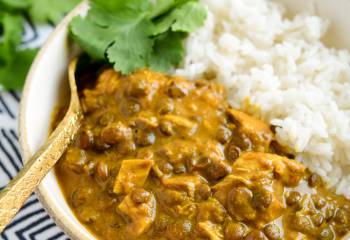 Coconut Chicken And Lentil Curry
