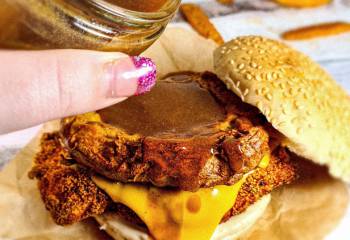 Kfc Gravy Burger Fakeaway Recipe | Slimming Friendly