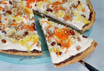 Carrot Cake Dessert Pizza