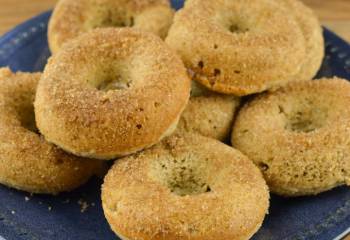 Baked Banana Doughnuts