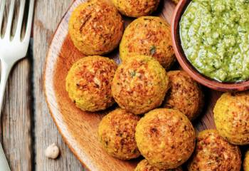 Low Syn Aubergine And Chickpea Bites