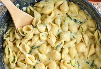 Syn Free One Pot Creamy Zucchini Pasta