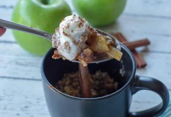 Healthy Apple Crisp In A Mug