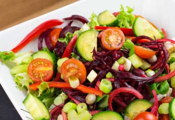 Spiralized Apple And Beetroot Salad