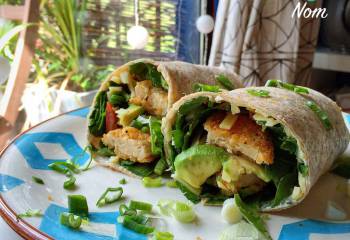 Quorn Chicken Burger Wrap | Slimming World & Weight Watchers Friendly