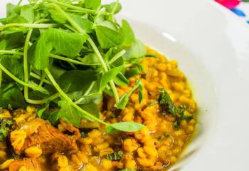 Lamb And Pearl Barley Risotto