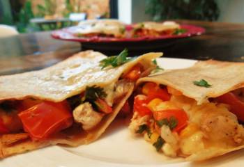 Syn Free Chicken Quesadilla