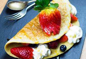 Folded Berry Pancake
