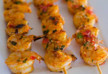 Piri Piri Prawn Skewers