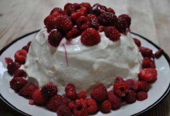 Tangy Lemon And Raspberry Summer Pudding