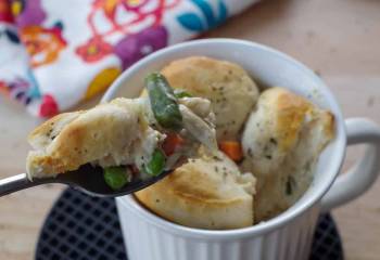 Personal Chicken Pot Pie In A Mug