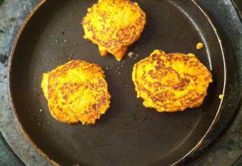 2-Ingredient Sweet Potato Pancakes