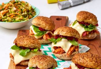 Bbq Turkey Sliders And Christmas Slaw