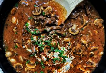 Beef Stroganoff