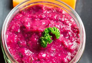 Beetroot And Mint Hummus