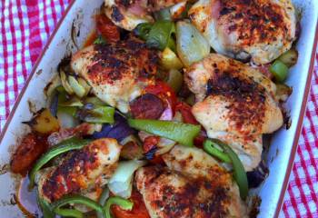 Spanish Chicken Traybake | Slimming Friendly