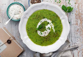 Slimming Worlds Green Pea And Mint Soup Recipe