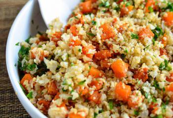 Roasted Butternut Squash Cauli Rice