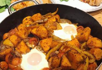 Sw Recipe: Spicy Sweet Potatoes And Eggs