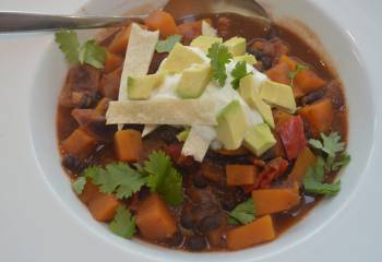 Sw Recipe: Blackbean And Squash Chipotle Chilli