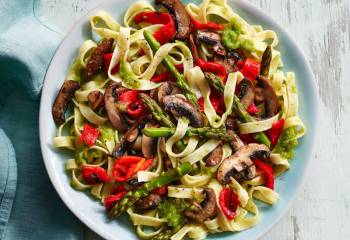 Asparagus And Mushroom Pasta