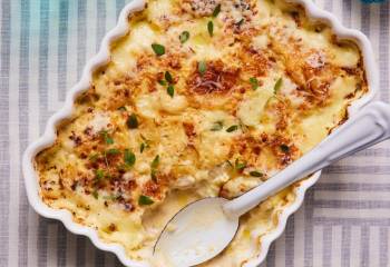 Cheesy Parsnip Gratin