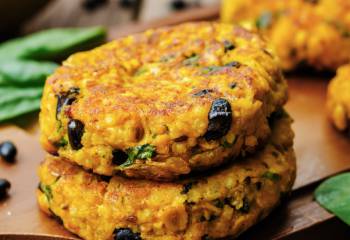 Syn Free Pumpkin Black Bean Burgers