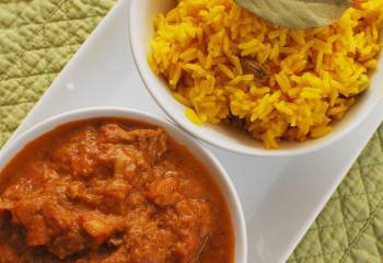 Chicken Dupiaza With Pilau Rice