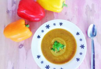 Roast Pepper & Broccoli Syn Free Post Yoga Soup Maker Recipe