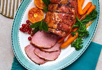 Ginger And Orange Glazed Ham