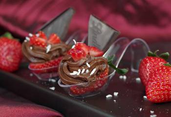 Chocolate Avocado Mousse &Amp; Strawberry Mini Desserts