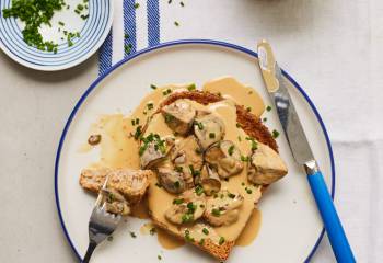 Marmite Mushrooms On Toast