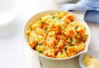 Roast Butternut Squash And Summer Herb Risotto