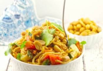 Spicy Peanut Pasta Salad