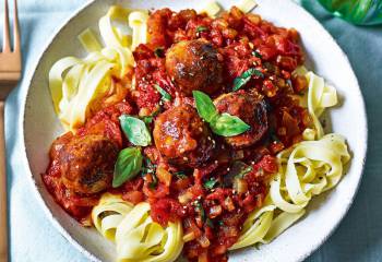 Smoky Meatball Tagliatelle