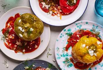 Mediterranean Style Stuffed Peppers