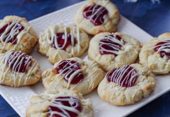 White Chocolate Raspberry Cookies