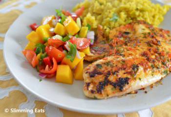 Chilli And Tomato Marinated Pan-Seared Tilapia