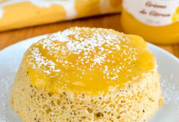 Low Syn Lemon Poppy Seed Mug Cake