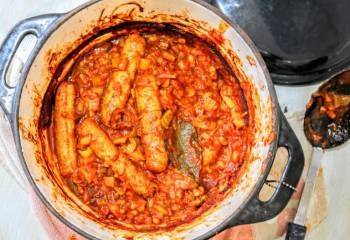 Slimming World Syn Free Iceland Sausage & Bean Casserole Recipe