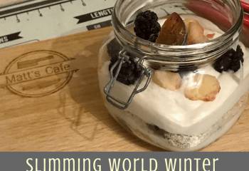 Slimming World Winter Wonderland Overnight Oats