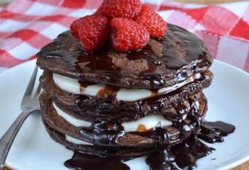 Best Ever Low Syn Chocolate Pancakes