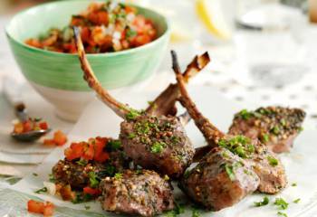Slimming World Garlic And Herb Lamb With Mexican Salsa Recipe